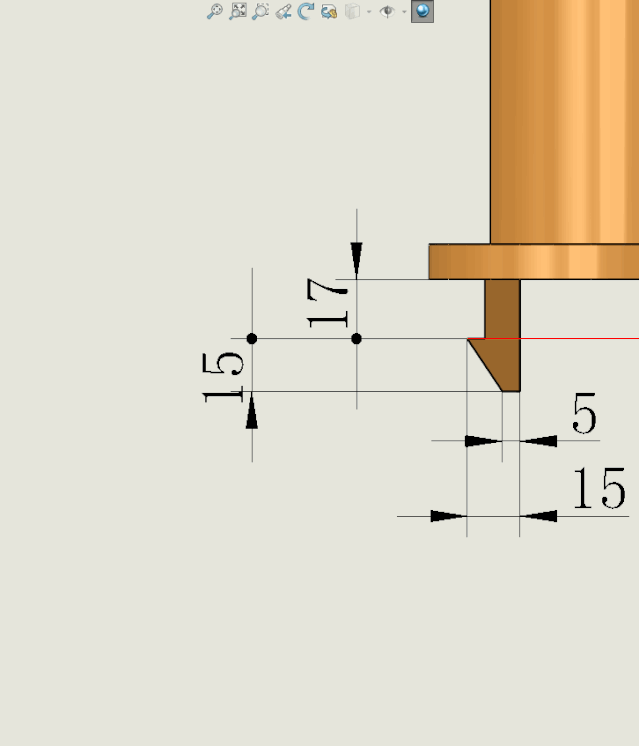 SolidWorks工程图两个尺寸中间是圆点,怎么标注怎么设置?