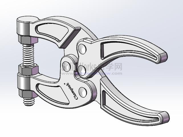 SolidWorks快速夹钳模型库下载,非标设计必备模型