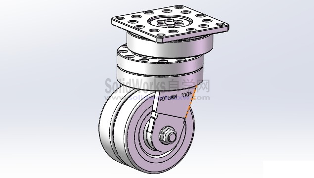 福马脚轮模型下载-SolidWorks设计师必备模型库