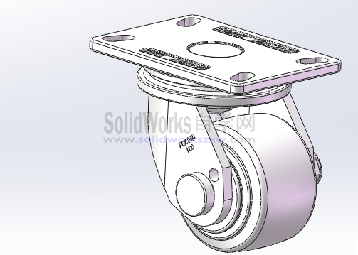 福马脚轮模型下载-SolidWorks设计师必备模型库