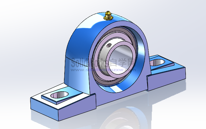 UCP200系列带座轴承模型库下载及规格尺寸对照表