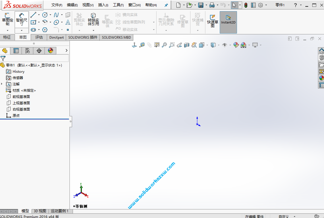 SolidWorks恢复默认界面默认设置的方法,超简单