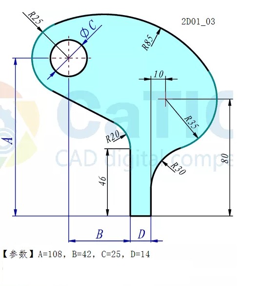 SolidWorks练习题视频教程之草图篇