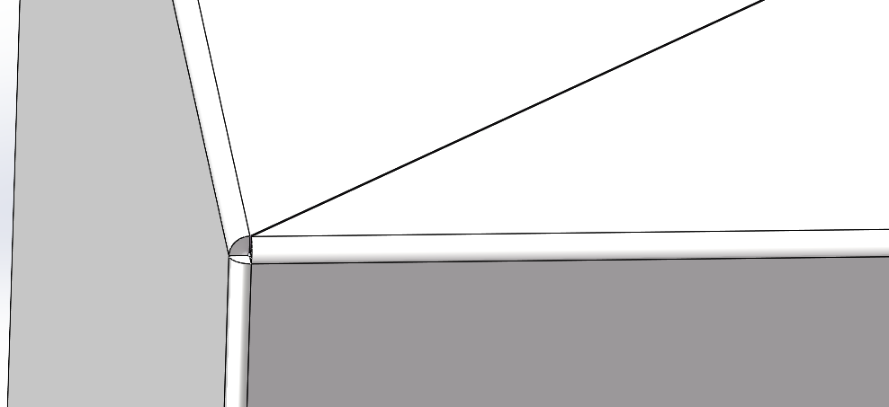 SolidWorks钣金折弯边角的这种余料怎么去掉？方法简单
