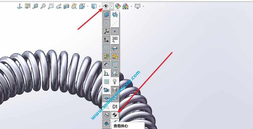SolidWorks质心不显示怎么办？