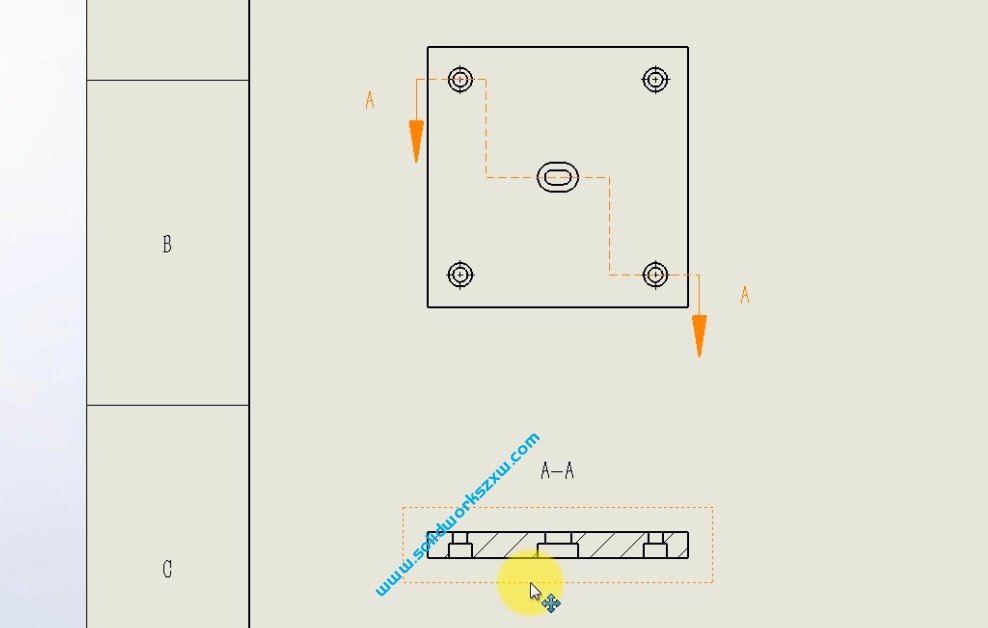 5.5创建阶梯剖视图