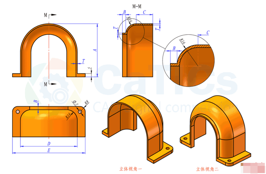 十天学会SolidWorks视频教程：第六天零件工程图教程