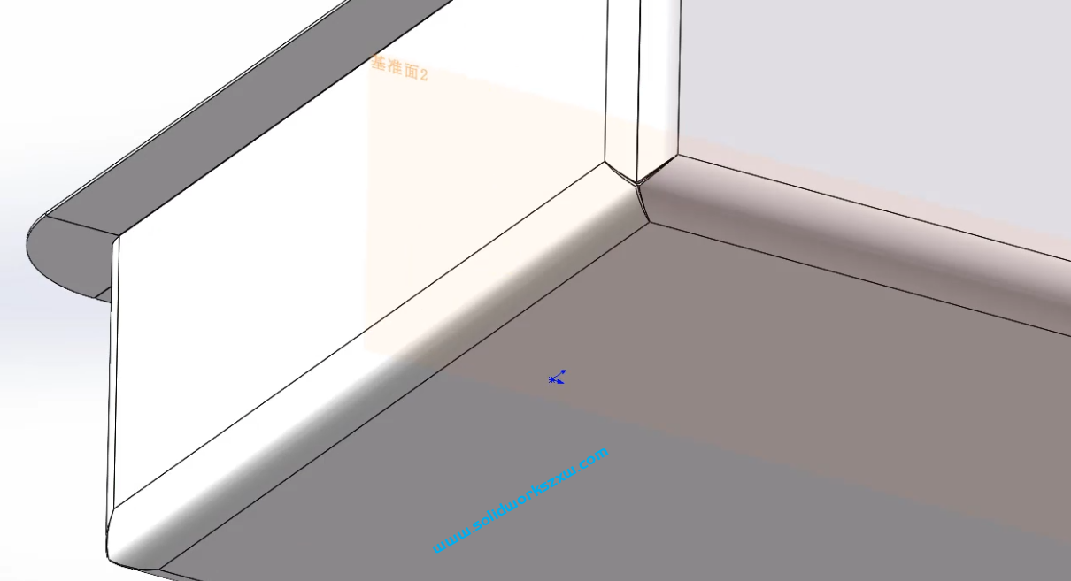 SolidWorks三圆弧角折弯展开下料图怎么画？大圆弧角折弯分析