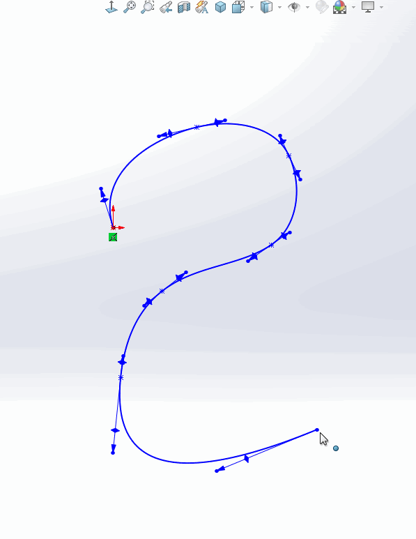 SolidWorks样条曲线怎么标注尺寸?