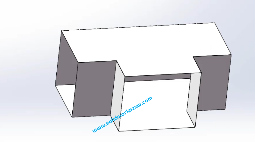 6.4SolidWorks钣金三通方管道案例