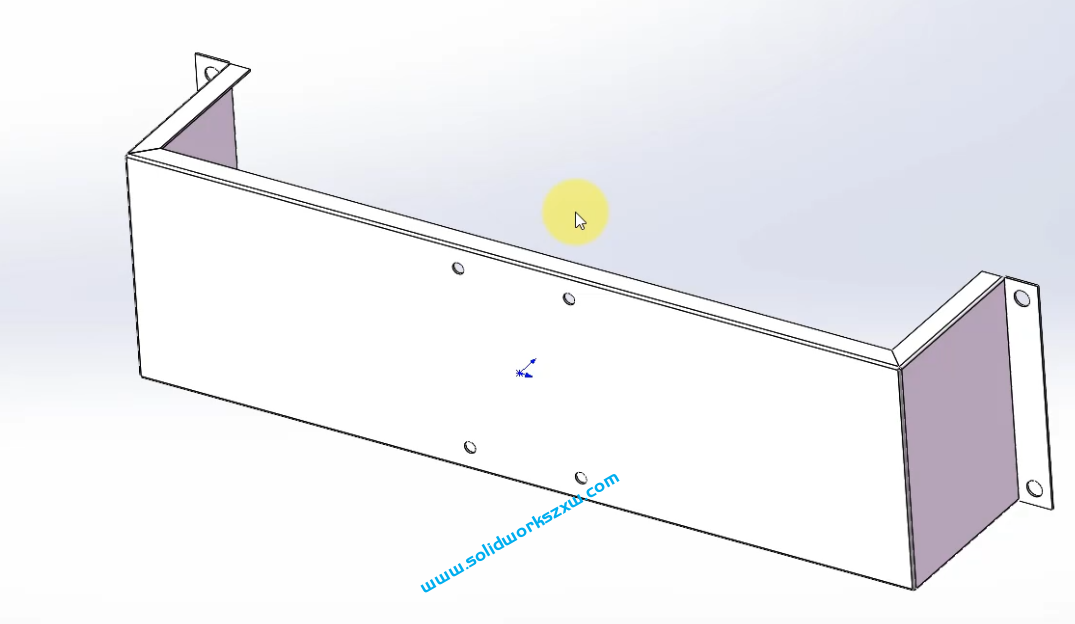 5.6SolidWorks钣金支架类案例三