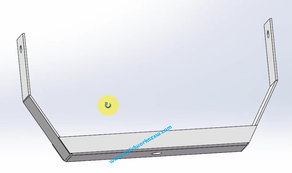 5.5SolidWorks钣金支架类案例二