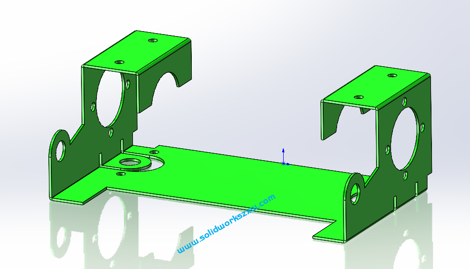 SolidWorks钣金练习题，钣金展开折叠命令综合训练