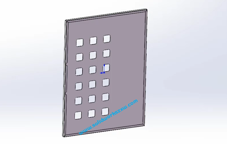 5.2SolidWorks钣金门板类案例二