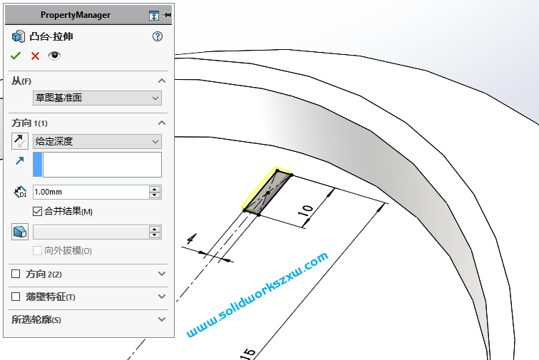 SolidWorks钟表的建模练习,表盘刻度和数字递增阵列是关键