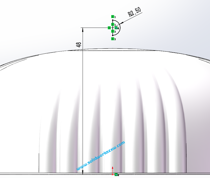 SolidWorks曲面建模练习之牛排西餐盖，曲面命令练习