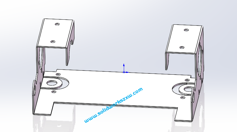 SolidWorks钣金练习题，钣金展开折叠命令综合训练