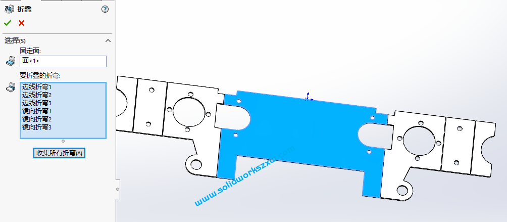 SolidWorks钣金练习题，钣金展开折叠命令综合训练