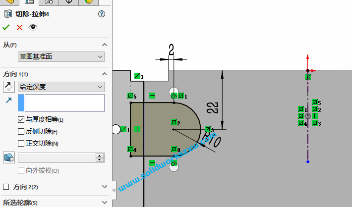SolidWorks钣金练习题，钣金展开折叠命令综合训练
