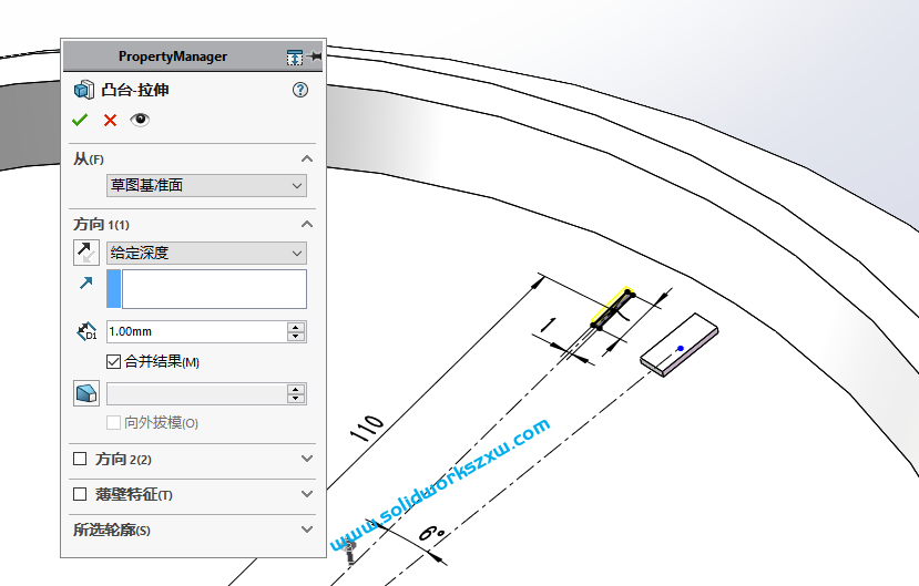 SolidWorks钟表的建模练习,表盘刻度和数字递增阵列是关键