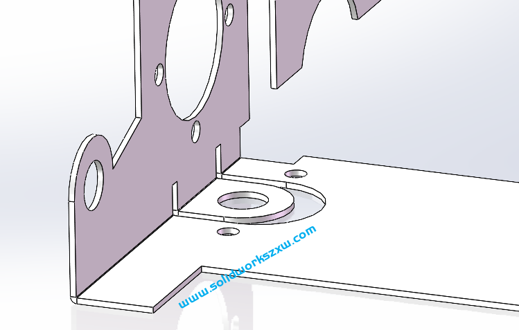 SolidWorks钣金练习题，钣金展开折叠命令综合训练
