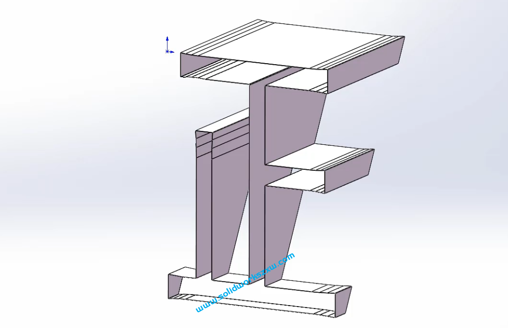 7.4SolidWorks汉字钣金的展开设计方法