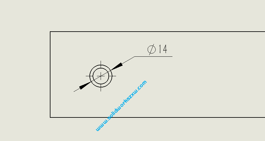 SolidWorks工程图直径标注文字水平怎么设置?