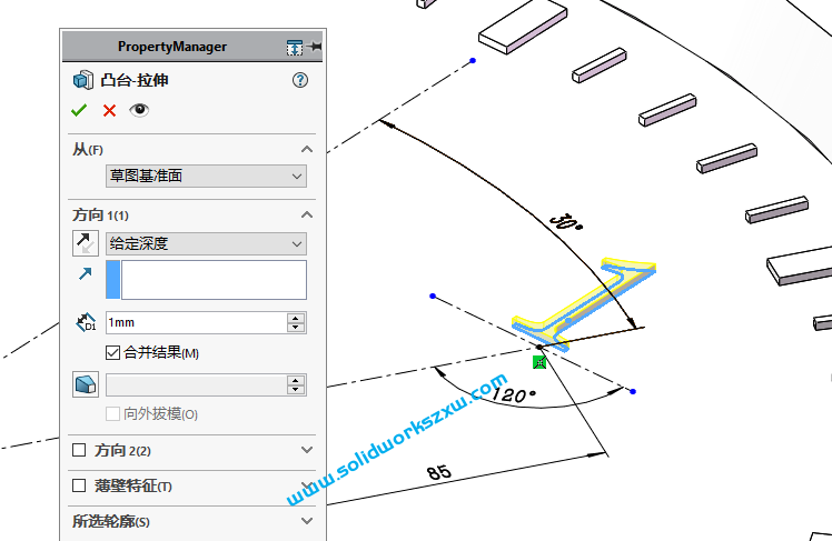 SolidWorks钟表的建模练习,表盘刻度和数字递增阵列是关键
