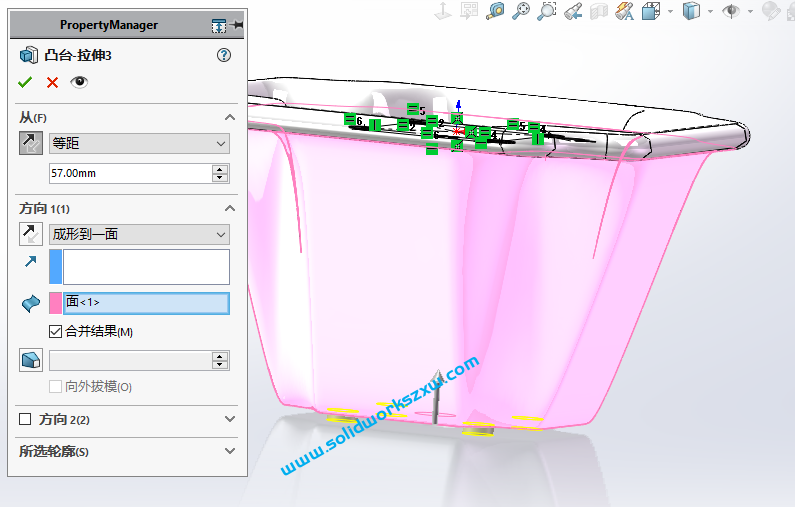 用SolidWorks画花盆,建模步骤详细