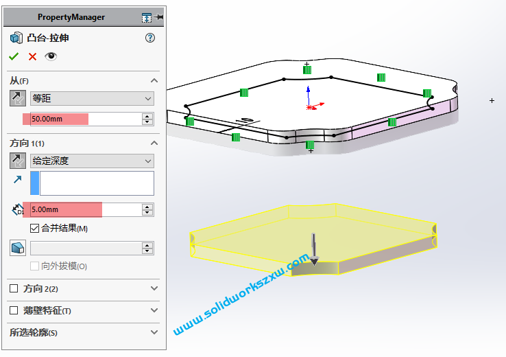用SolidWorks画花盆,建模步骤详细