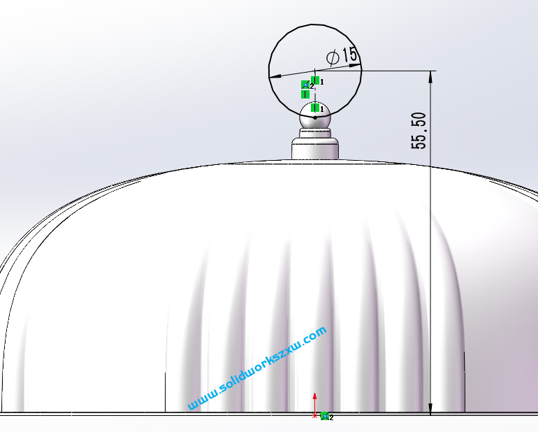 SolidWorks曲面建模练习之牛排西餐盖，曲面命令练习
