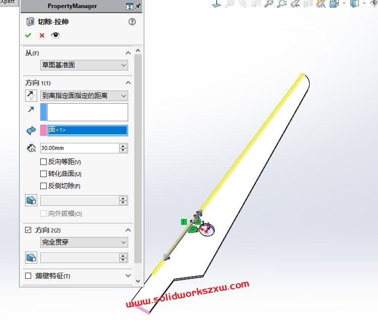 SolidWorks练习题之剪刀的绘制,常规命令巩固练习