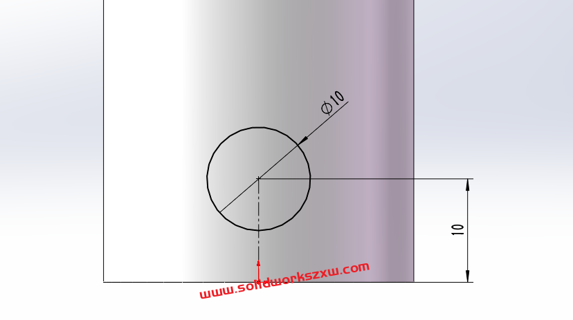 SolidWorks练习题经典模型之实体扫描切除命令巩固