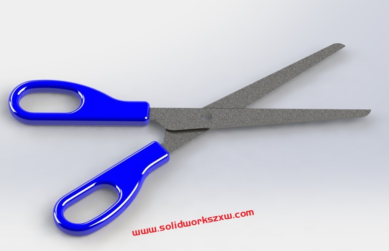SolidWorks练习题之剪刀的绘制,常规命令巩固练习