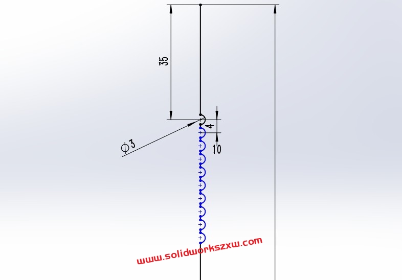 SolidWorks练习题之吸管的绘制,弯曲命令实战应用