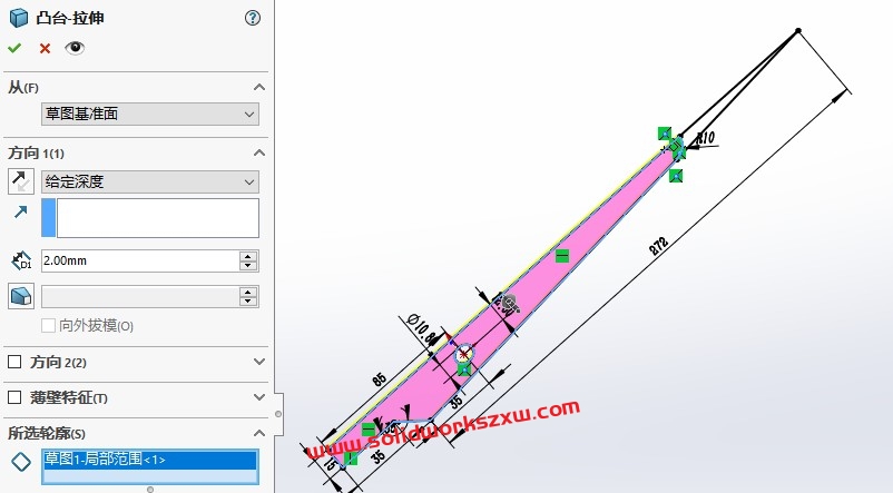 SolidWorks练习题之剪刀的绘制,常规命令巩固练习