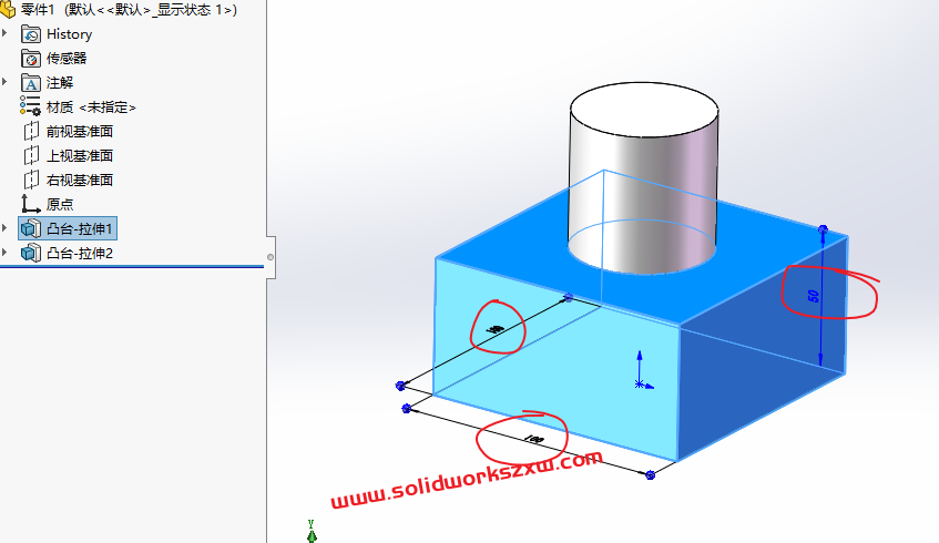 SolidWorks点击特征没有显示尺寸怎么解决？方法分享给你