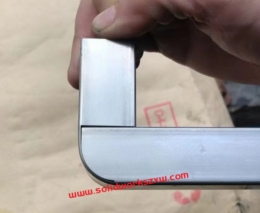 SolidWorks方管折弯展开案例分享视频教程