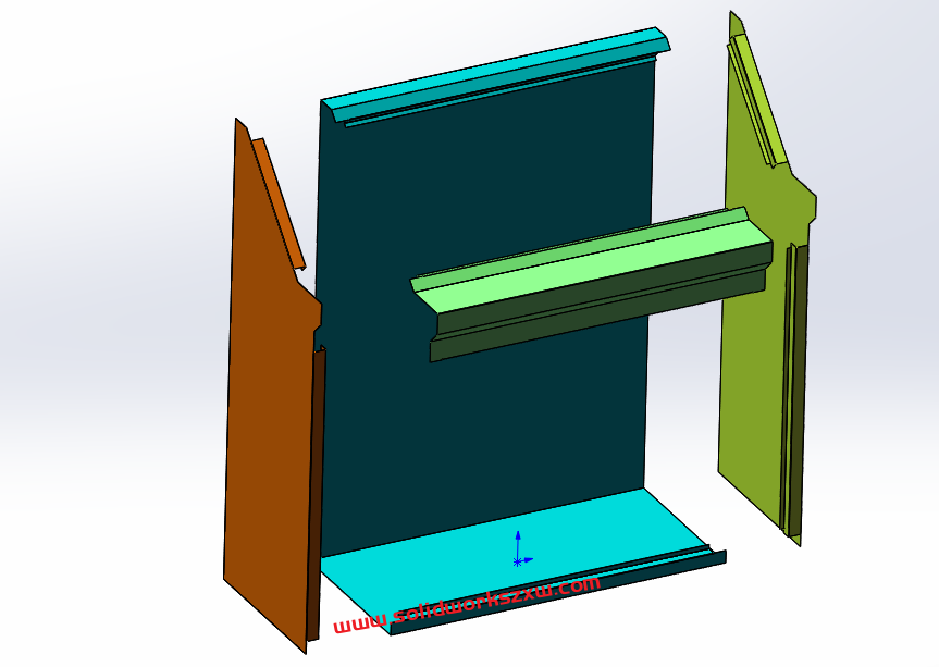 SolidWorks钣金拆图视频教程·案例2