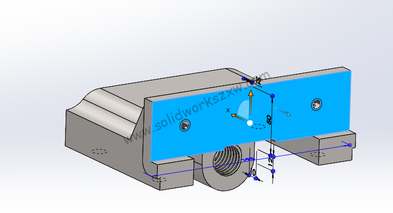 SolidWorks选中一个面如何高亮显示?