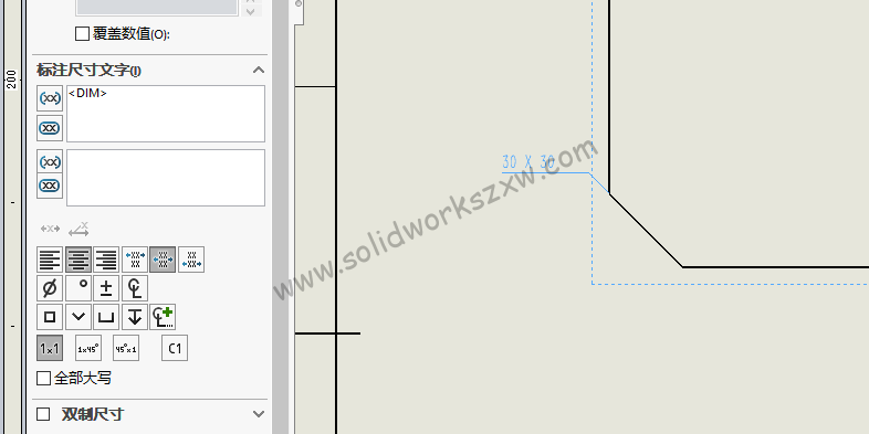 SolidWorks倒角尺寸怎么标注?各种倒角标注方法