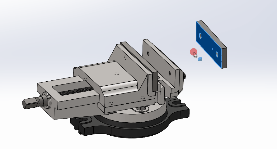 SolidWorks装配体中怎么旋转单个零件？