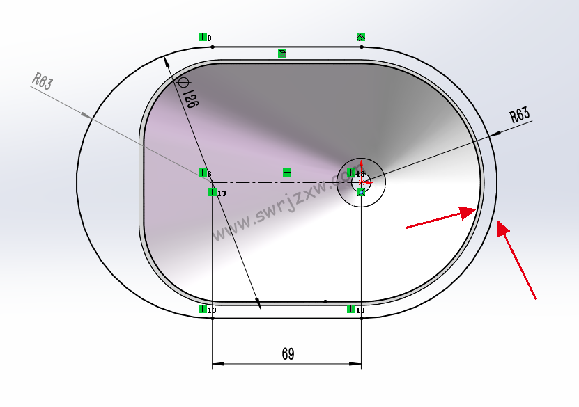SolidWorks练习题之漏斗的绘制,放样命令巩固练习