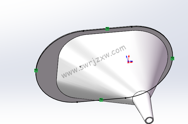 SolidWorks练习题之漏斗的绘制,放样命令巩固练习