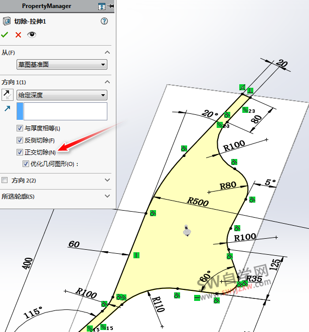 SolidWorks扫描法兰怎么用?钣金扫描法兰避免失败错误有技巧