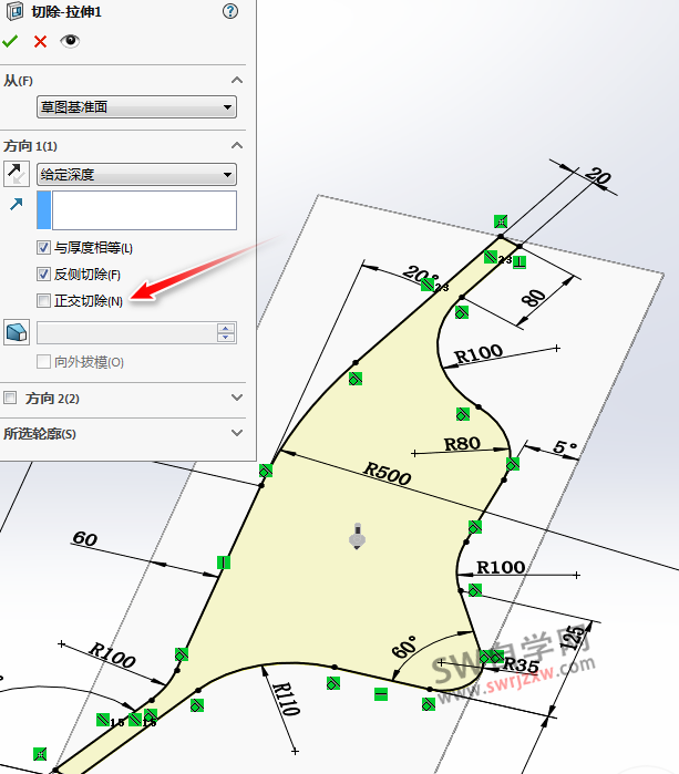 SolidWorks扫描法兰怎么用?钣金扫描法兰避免失败错误有技巧