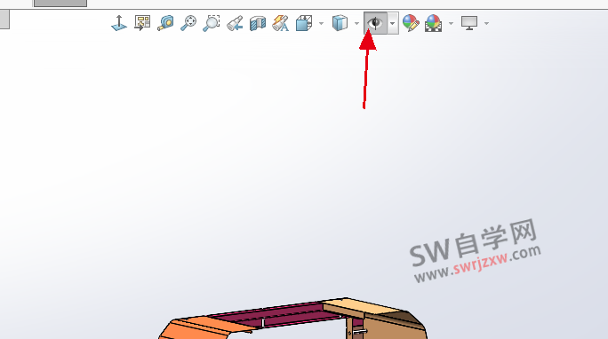 SolidWorks眼睛下面全是灰色不能修改显示和隐藏怎么办?