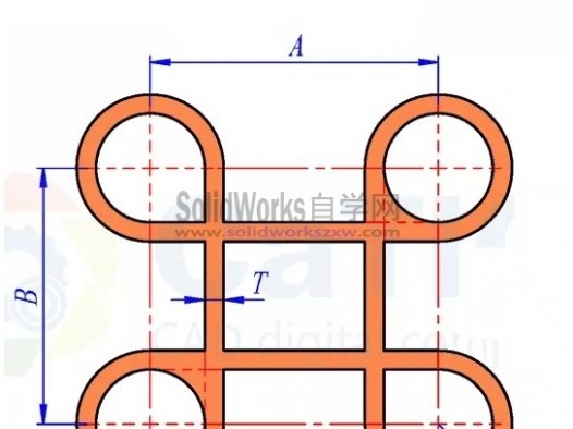 SolidWorks草图练习题之catics2D0401