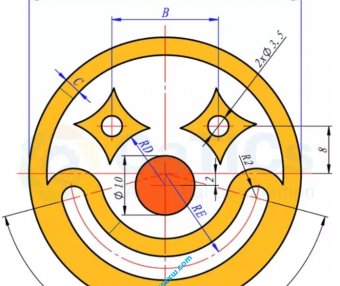 SolidWorks草图经典练习题4