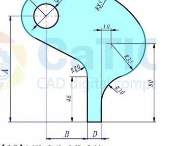 SolidWorks草图经典练习题6